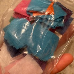 Mosaic Squares – 2500 qty Assorted Colors Hygloss Mosaic Tissue Squares 1”