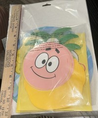 SpongeBob SquarePants Birthday Party Time Decoration Kit Set Centerpiece Garland