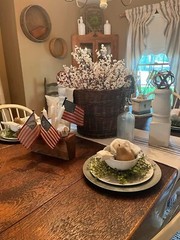 New! 4 Mini American Flag Stars & Stripes Party Decorations USA Decor July 4th