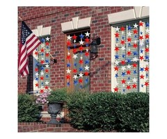 10 Pack 4th of July Decorations Red White and Blue Decoration Patriotic Garland