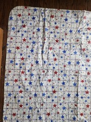 Patriotic Decorations Patriotic Bow, Tinsel Star, Tablecloth, Window Clings…..