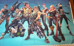 Large Fortnite Polyester Hanging Banner 59” x 38 1/2”.