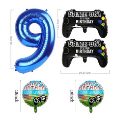 Video Games 9th Birthday Level 9 Balloons Birthday Balloons Video Game Party …