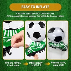 2026 Soccer Party Decorations Set, 71×45″ International World Flags Soccer