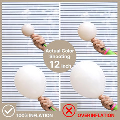 White Sand Balloons 50 Pcs 5 Inch Small Mini Beige Cream Ivory Latex Small Mini