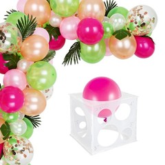 12 Holes Balloon Sizer Cube Box – Collapsible Plastic Measurement Tool for De…