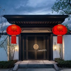 Chinese New Year Lantern Red Fluffy Lanterns Celebration Lantern for Home Decor