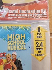 High School Musical Giant Decorating Kit For An Entire Wall 12’ Long New
