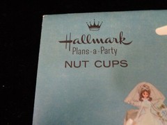 Vintage Hallmark Plans-A-Party BRIDE Nut Cups – Set of 8 – New Old Stock