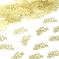 Gold Birthday Confetti Party Decorations 100PC Table Scatter Celebration Supp…