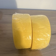 Yellow Crepe Paper Streamers Roll, Solid, Flame Resistant, 175 ft x 1.75 in