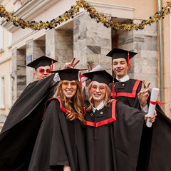 Graduation Decorations 2026, 50Ft Black and Gold Glitter Tinsel Garland, Class o