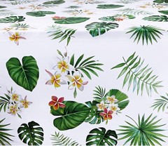 3 Pack Hawaiian Luau Tablecloths for Party Decoration, Hawaii Disposable Plastic