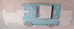 7 Kid Stuff Marketing Cardboard Classic Chevy Bel Air, Ford Mustang, Thunderbird