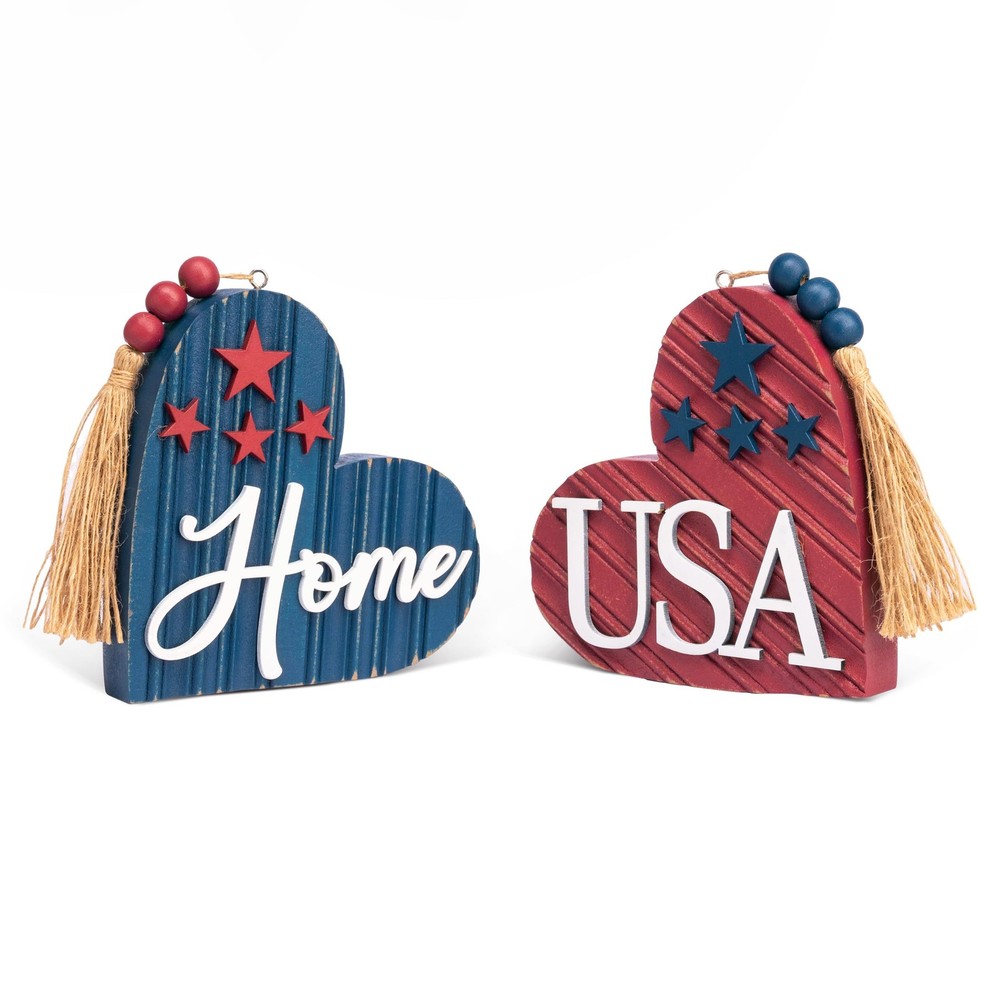4th of July Decorations, 2 Pcs Large, 250th Anniversary USA Patriotic