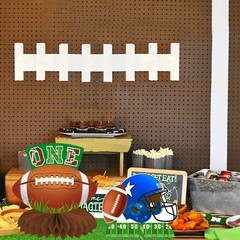 12 PCS Football First Year Down Honeycomb Table Centerpieces Birthday Decor