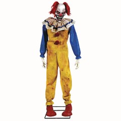 5 Ft. Animated Light-Up Twitching Clown Halloween Decoration FREE SHIPPING