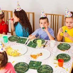 Army Camouflage Birthday Tableware Set – 96 Pcs for Military Theme Celebrations