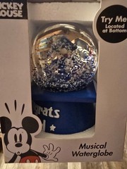 Disney Mickey Mouse Graduation Musical Water Globe (Snowglobe)