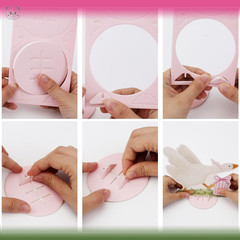 9PCS Pink Silly Goose Table Centerpieces, Watercolor Silly Goose Birthday Decora