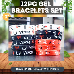 VENOM GIFT BOX bracelet party supplies decoration balloons theme birthday idea