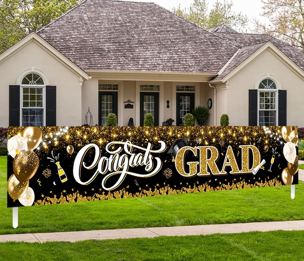 2026 Graduation DecorationsCongrats Grad Yard Sign Banner Decoration for Clas…