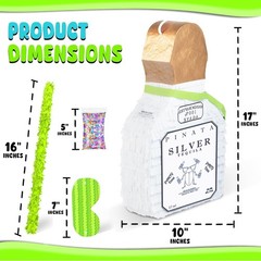 Durable Tequila Bottle Piñata – Ideal for Anniversaries & Birthday Fun!