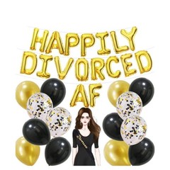 Divorce Party Decorations Kit Included «DIVORCED»