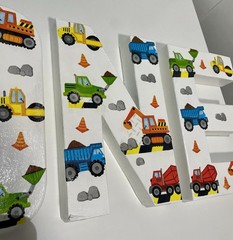 “I Dig Being One», «Little Builder» ONE Birthday Letters, Party Decor, 1st Bday