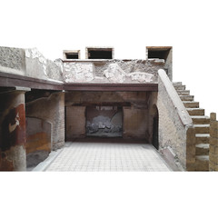 H13652 Herculaneum Preserved Roman Ruins Cardboard Cutout Standee Standup