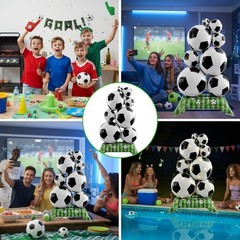 2 Pcs Extra-Large Standing Football Party Balloons, Soccer Balloons，Rugby Par…