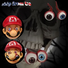 2 Pcs Halloween Fake Eye Eyeball Horror Scary Simulation Prop Trick Party Decor