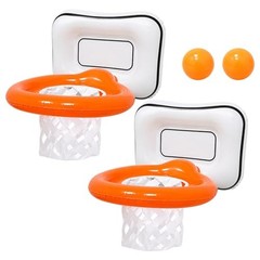 Inflatable Basketball Hoop, Basketball Party Decorations Set with 2 Basketball