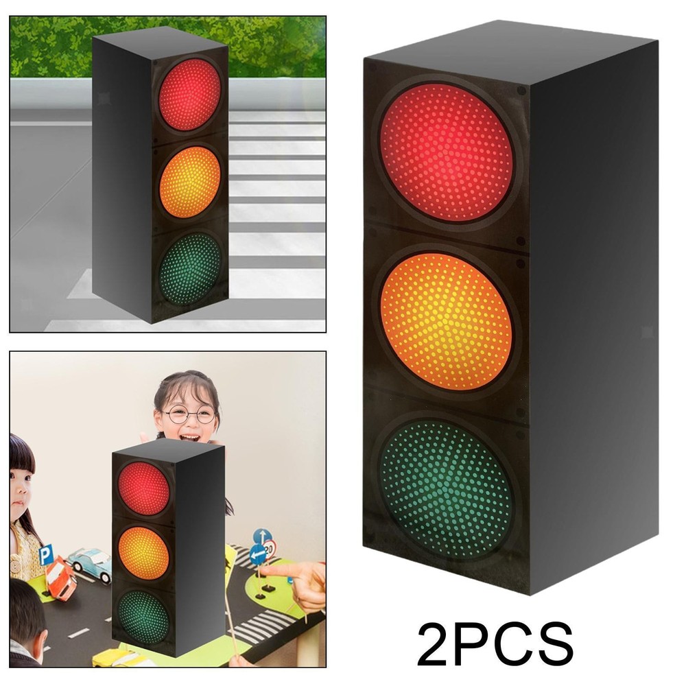 2 Pieces Traffic Light Favor Boxes Traffic Light Decor Easy to Setup Birthday