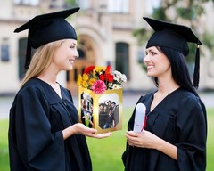 12 Pack Graduation Table Centerpieces | 7″ Photo Display Props | Congrats Grad D