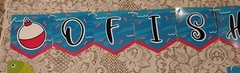 One Year Old Birthday Party Decorations Fishing Theme O Fishally Hats Banners