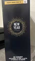 New Years Party Pack Contains 30 Count, 10 Leis, 5 Hats, 5 Tiaras & 10 Horns NEW