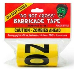 Caution-Zombies Ahead – Crime Scene Police Tape – Gag Joke Prank Movie Prop