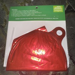 2 Pcs 12 Point Red Star Balloons Starburst Cone Mylar Foil Balloons 18 In