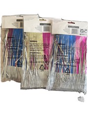 Way To Celebrate Foil Multi Colors Party Fringe Banner 9 Ft, 1 Count