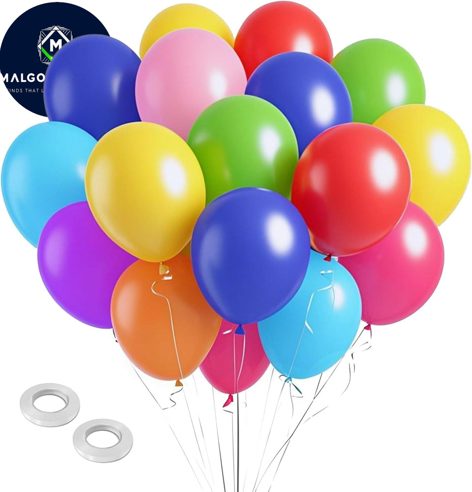 100 Pack 12″ Latex Party Balloons Decoration Set Birthday Wedding Baby Shower