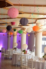 30 PCS Green Hanging Swirl Decorations, Ceiling Swirls Plastic Party Streamer
