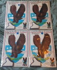 NOS Sealed 1970s Beistle American Eagle Patriotic Centerpiece Shippensburg PA US
