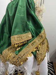 Green Destmal for Afghan Engagement Handmade Traditional