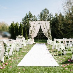 Elegant 20″ Tall Acrylic Wedding Flower Stand Centerpieces with Hydrangeas (6 Pc
