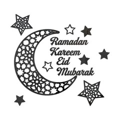 Eid Mubarak Wall Stickers Ramadan Decoration For Home Islamic Muslim Decor JQ