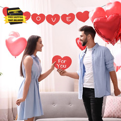 36 Pcs Large Red Heart Cutouts Paper Hearts Shape Cut-Outs Red Valentine’S Day H