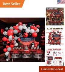 Ultimate Stranger TV Party Decoration Set – Balloons, Cake Toppers, Backdrop