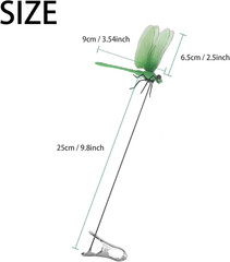 20 Pack 3D Dragonfly Clips, Fake Dragonflies with Stakes, Realistic Plastic D…
