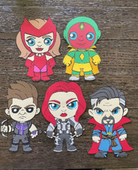 Handmade 12″ Avengers & Superhero Cardstock wall Decorations!